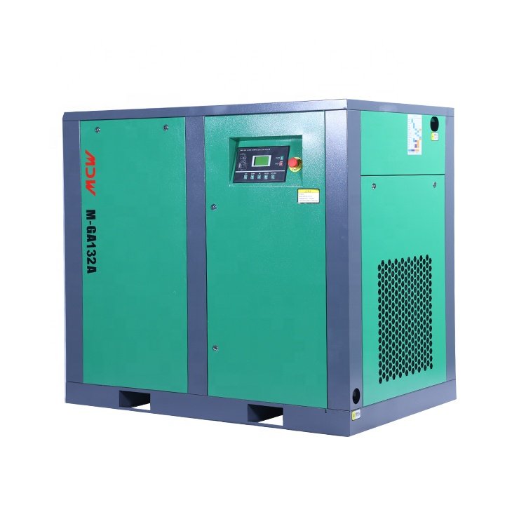 High Power Fixed Speed Screw Air Compressor with Oil Less 132kw/175hp CE Standard for Industrial Use Compressed air Manufacturer