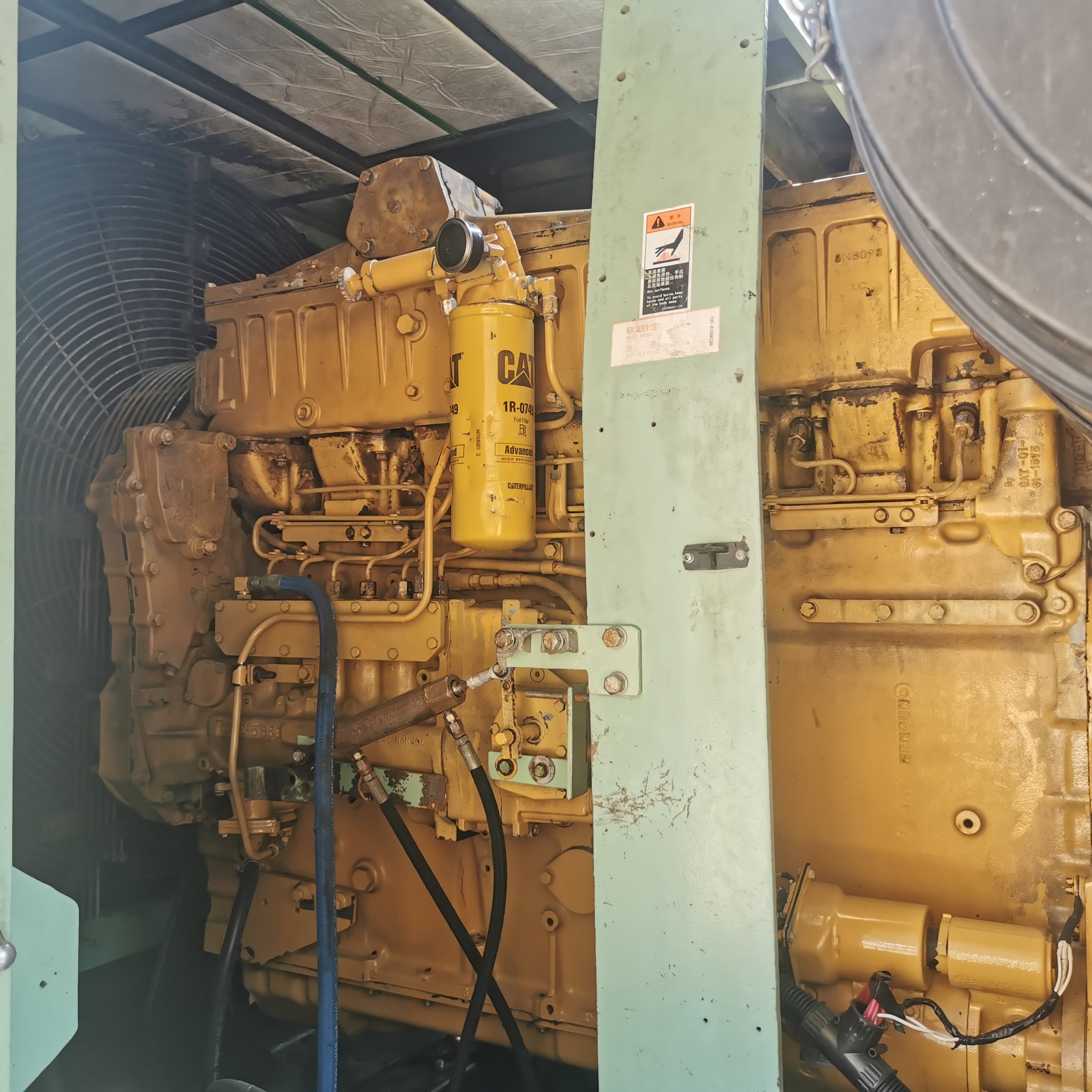 Used Air Compressor SULLAIR 1070 Diesel Engine 24 bar 1089 Cfm 30.5 M3/min Portable Second Hand Air Compressor