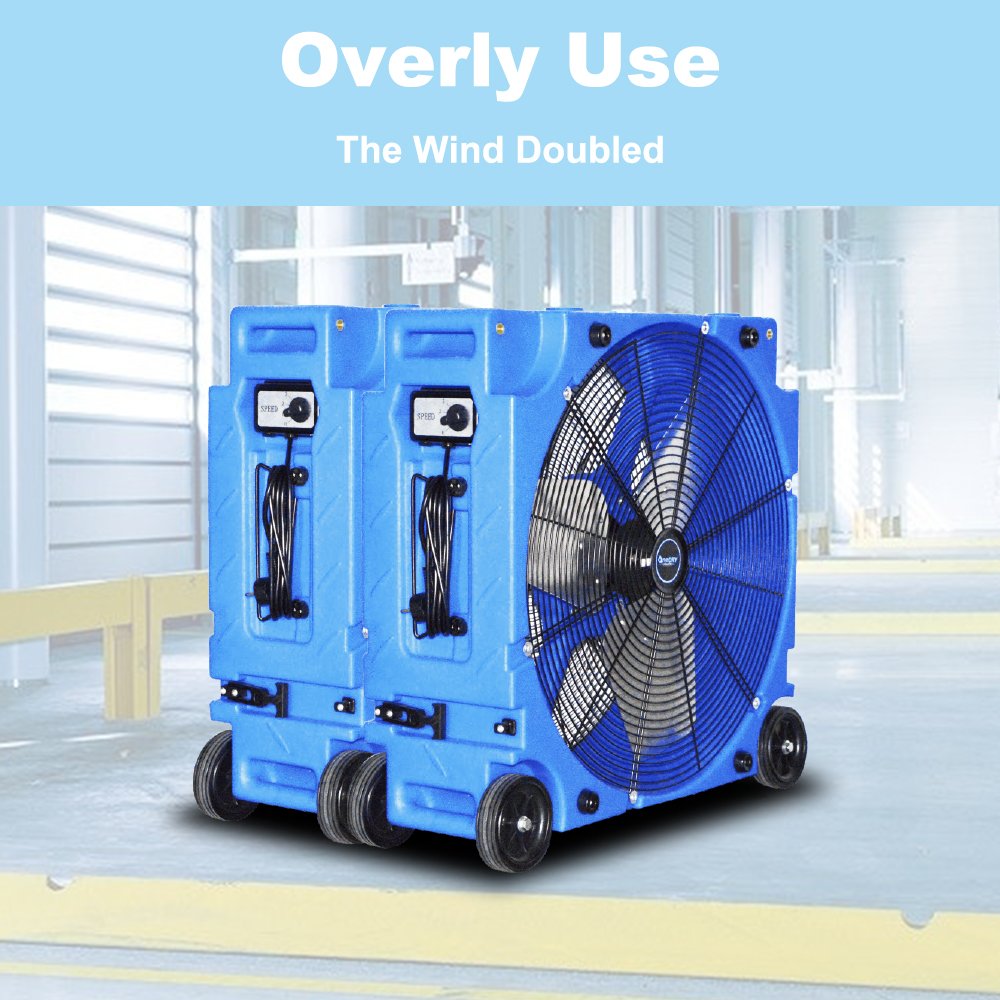 36-Inch Powerful Home Cooling Industrial Stand Drum Portable Ventilation Fan Air Circulation Mover for Warehouses and Offices
