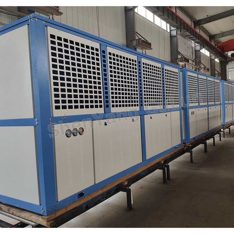 40HP Air-Cooled Condensing Units 6S40-AL Compressor Evaporator for Refrigeration New Condition R22 Refrigerant Media