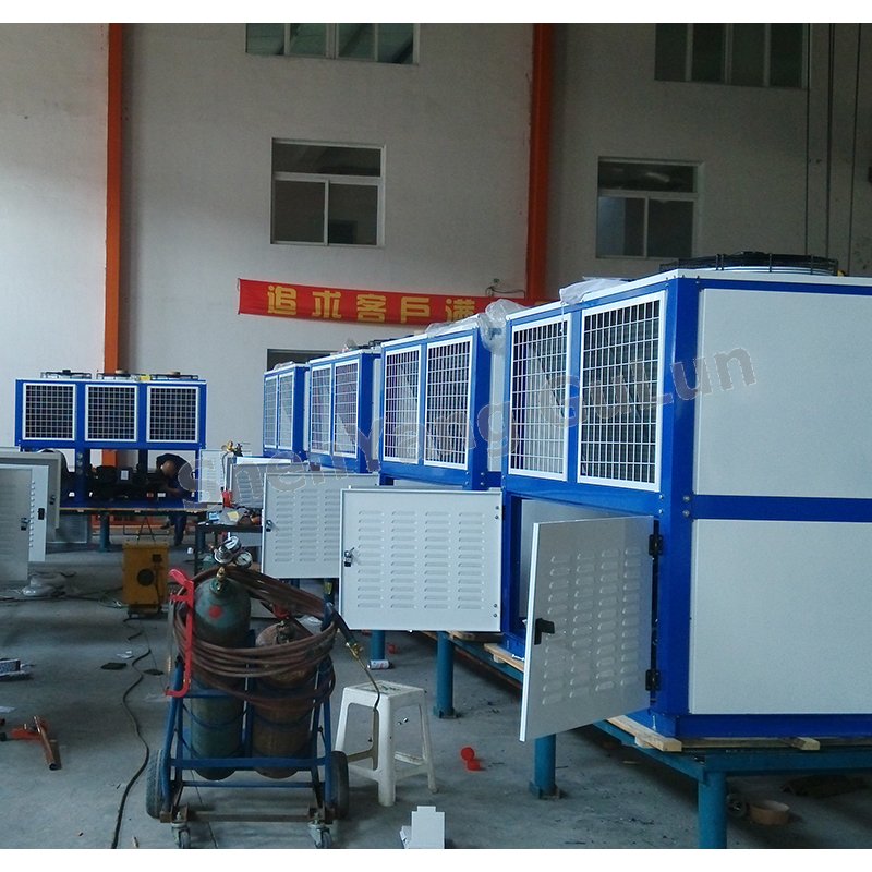40HP Air-Cooled Condensing Units 6S40-AL Compressor Evaporator for Refrigeration New Condition R22 Refrigerant Media