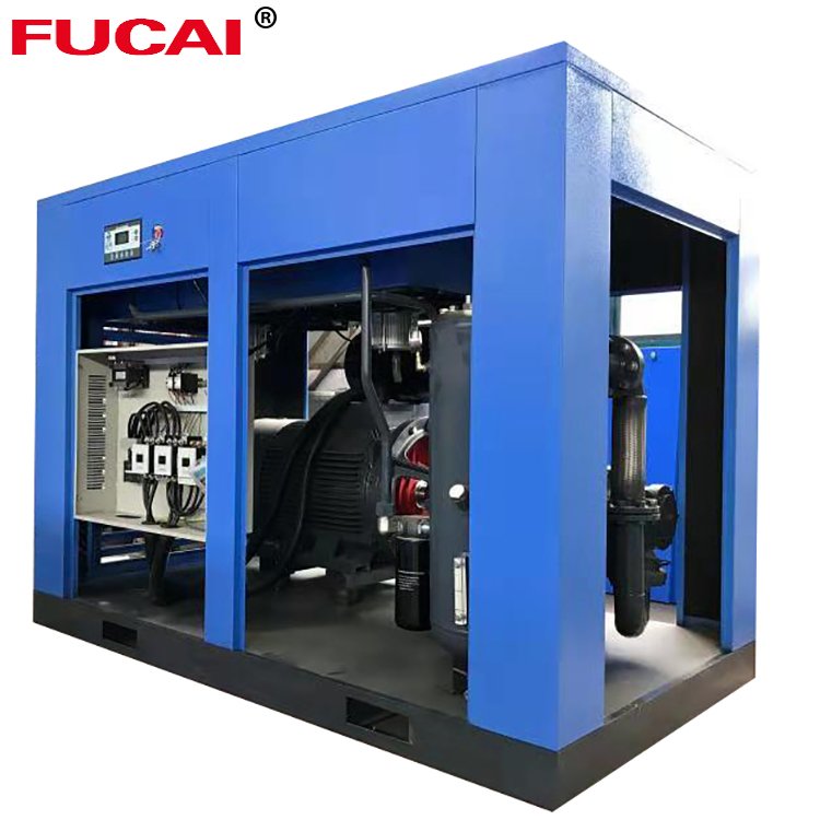 FUCAI Factory 30HP 22kw Belt Driven/Direct Driven Fix Speed Screw air Compressor