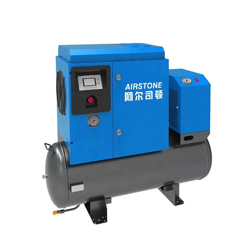 Airstone 3.7Kw 4.5Kw 5.5Kw 7.5Kw 5Hp 6Hp 7.5Hp 10Hp 220V 50Hz 60Hz Single Phase Rotary Heavy Duty Screw Air Compressor