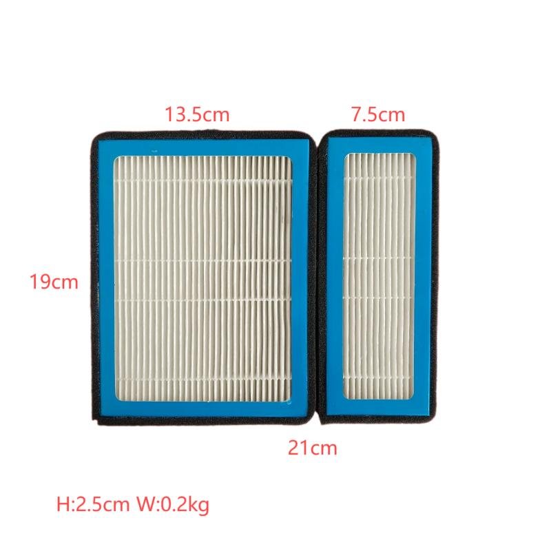 General Truck Activated Carbon Assembly Putting Together Two Rectangular Air Conditioning Cockpit Filters