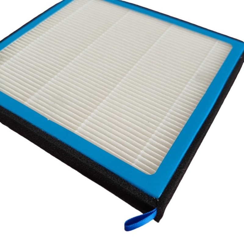 General Truck Activated Carbon Assembly Putting Together Two Rectangular Air Conditioning Cockpit Filters