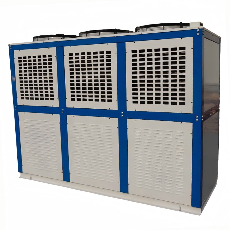 Industrial Air Cooled Compressor With Fans FMV Condensing Unit Refrigeration Work in Cold Room