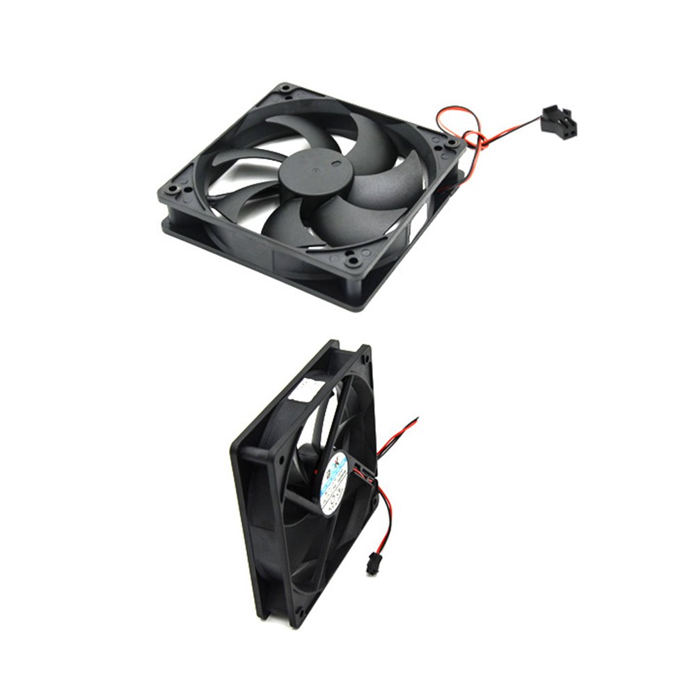 12*12*3.8CM DC12V 24V Ventilateur Small Exhaust Fans Incubator Fan Mini air Dust Blower Plastic Cooling Fan