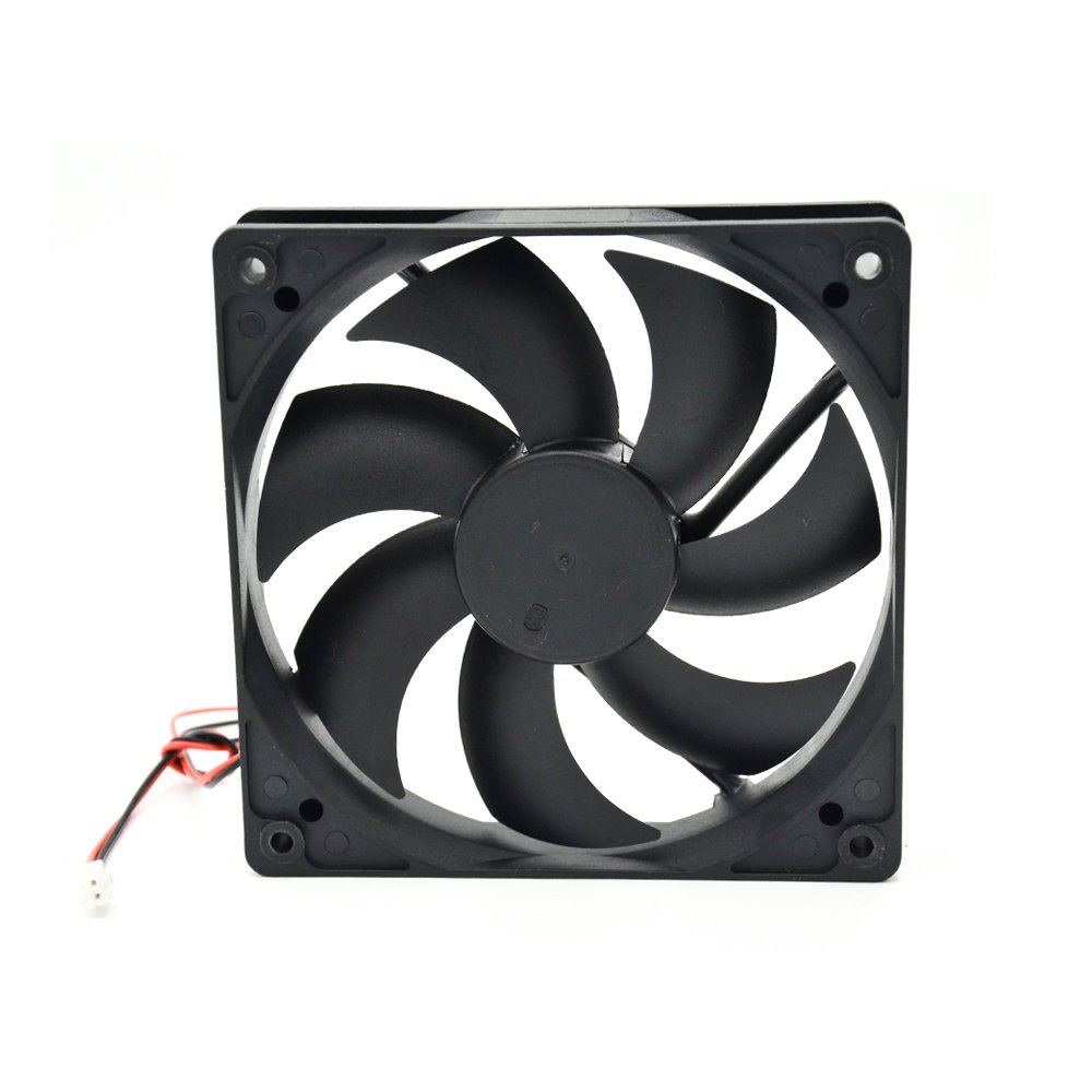 12*12*3.8CM DC12V 24V Ventilateur Small Exhaust Fans Incubator Fan Mini air Dust Blower Plastic Cooling Fan