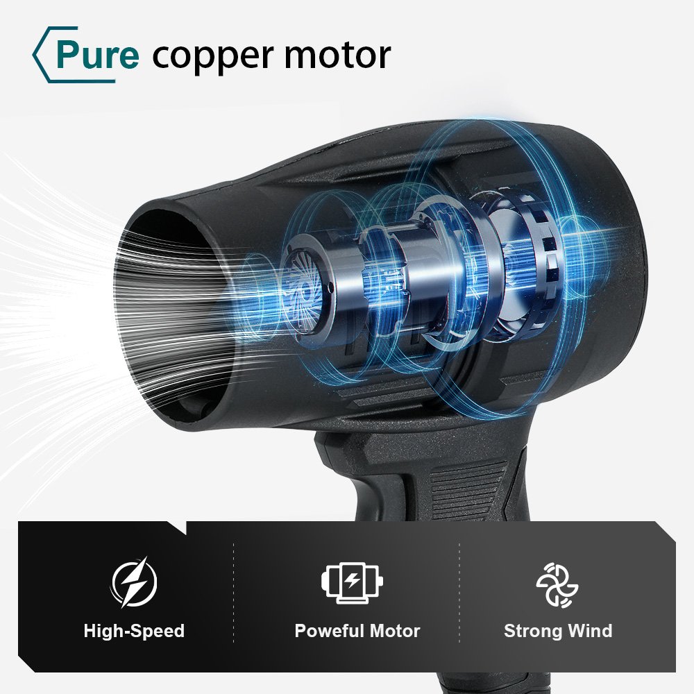 Mini Compressed Air Duster 130000rpm Portable Hand Held Car Fan Mini Small Clean Blower Electric Jet Turbo Fan Jet Fan