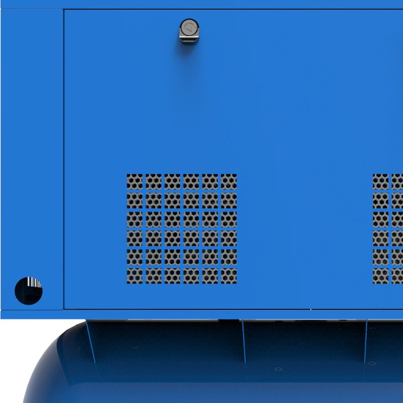 3.7Kw Industrial Silent Machine Pump Type Integrated Screw Air Compressor With Tank and Dryer Customizable
