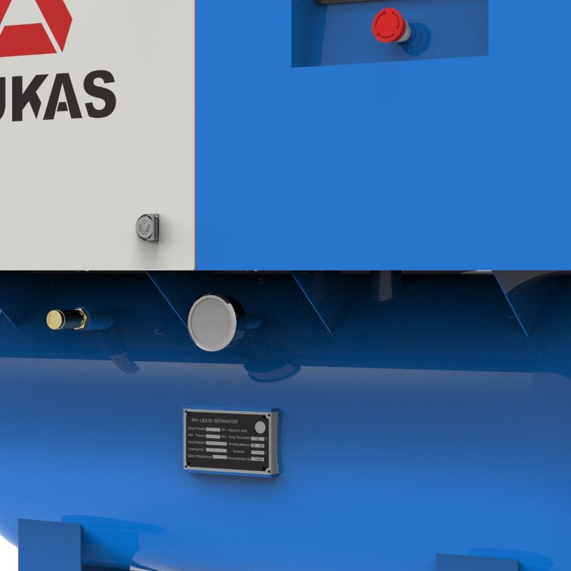 3.7Kw Industrial Silent Machine Pump Type Integrated Screw Air Compressor With Tank and Dryer Customizable