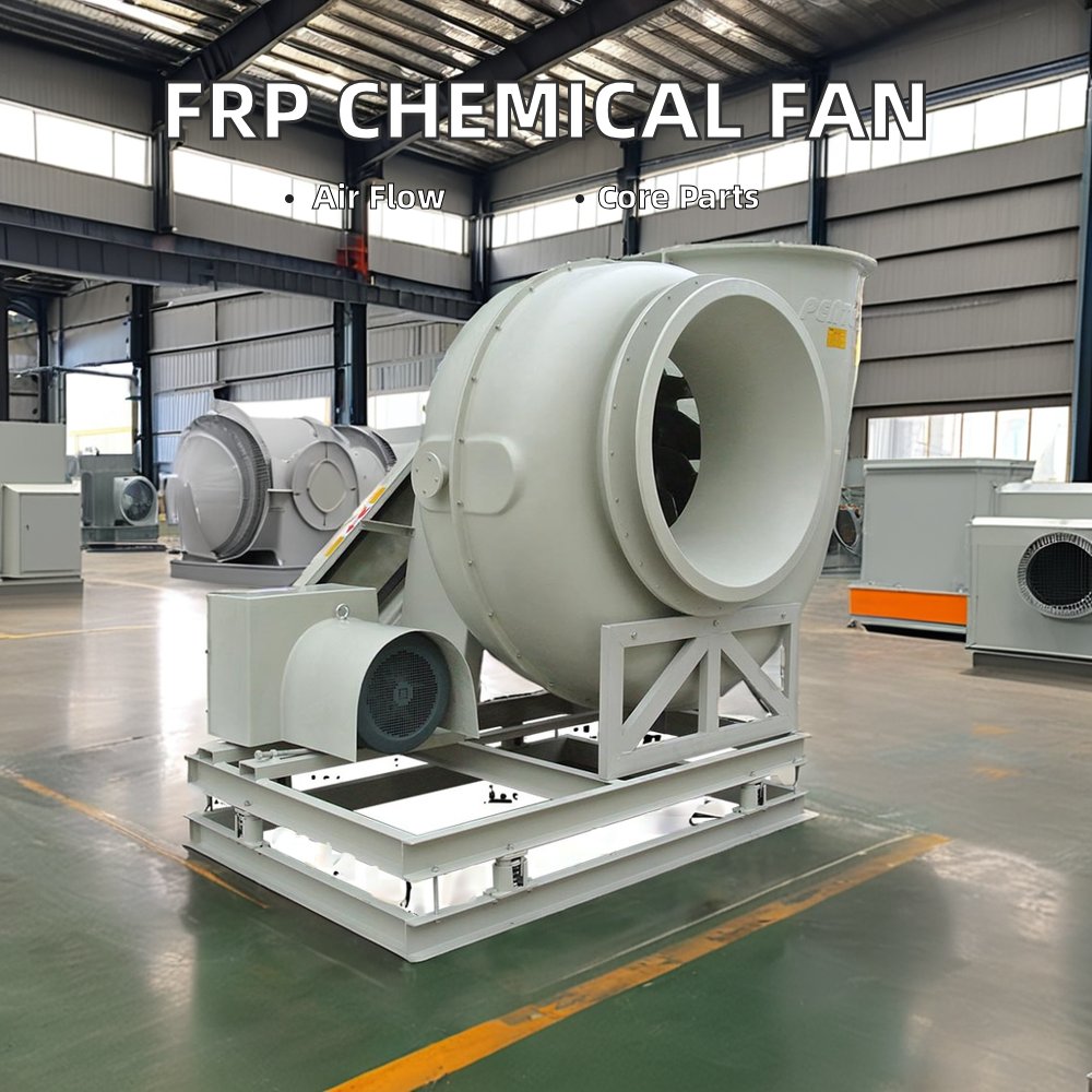 Industrial FRP GRP Corrosive Air Exhaust Centrifugal Blower Fan in Stock Industrial Centrifugal Blower Fan