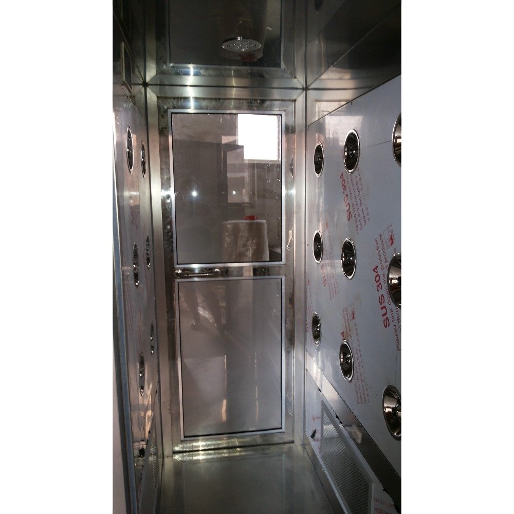 Stainless Steel Clean Room air Shower Cabin with Automatic Door
