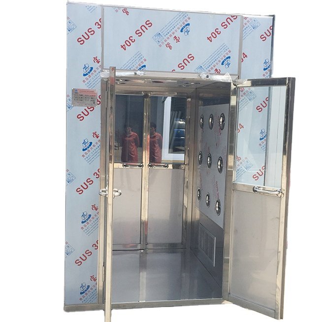 Stainless Steel Clean Room air Shower Cabin with Automatic Door