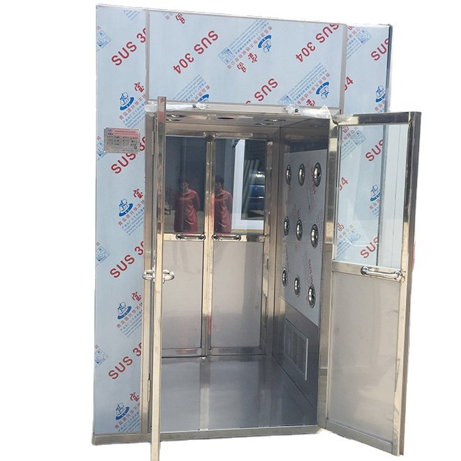 Stainless Steel Clean Room air Shower Cabin with Automatic Door