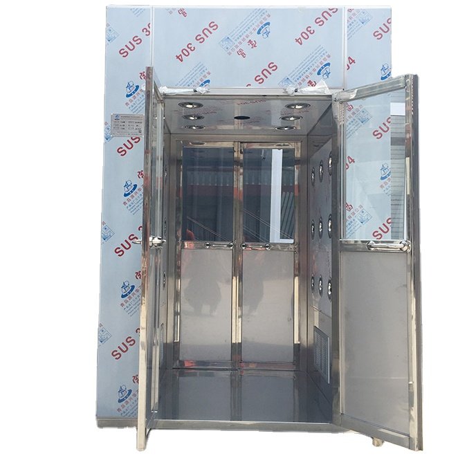 Stainless Steel Clean Room air Shower Cabin with Automatic Door