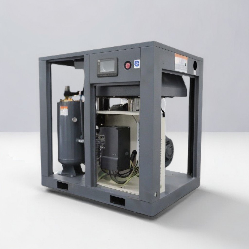 Langair 55KW 75HP Low Pressure Screw Air Compressor, Energy Saving & Environmentally Friendly