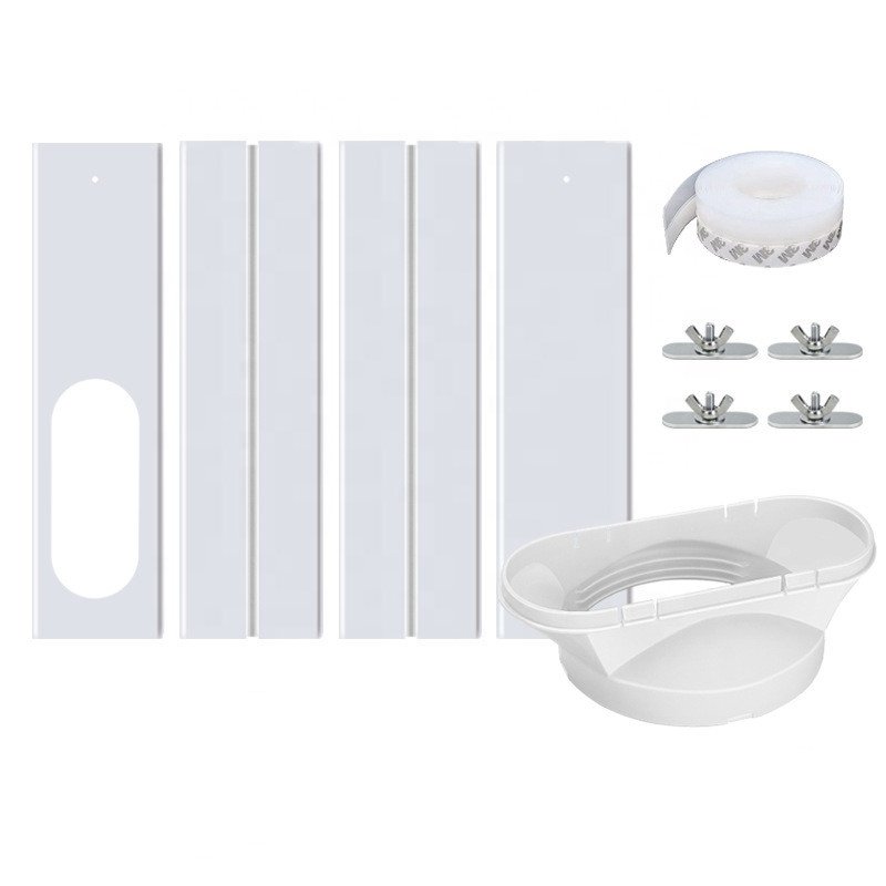 Universal Windows Unit for Ac Accessories Adjustable PVC Plate Ac Vent Set for Exhaust Hose Portable Air Conditioner Window Kit