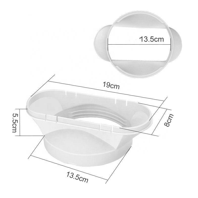 Universal Windows Unit for Ac Accessories Adjustable PVC Plate Ac Vent Set for Exhaust Hose Portable Air Conditioner Window Kit