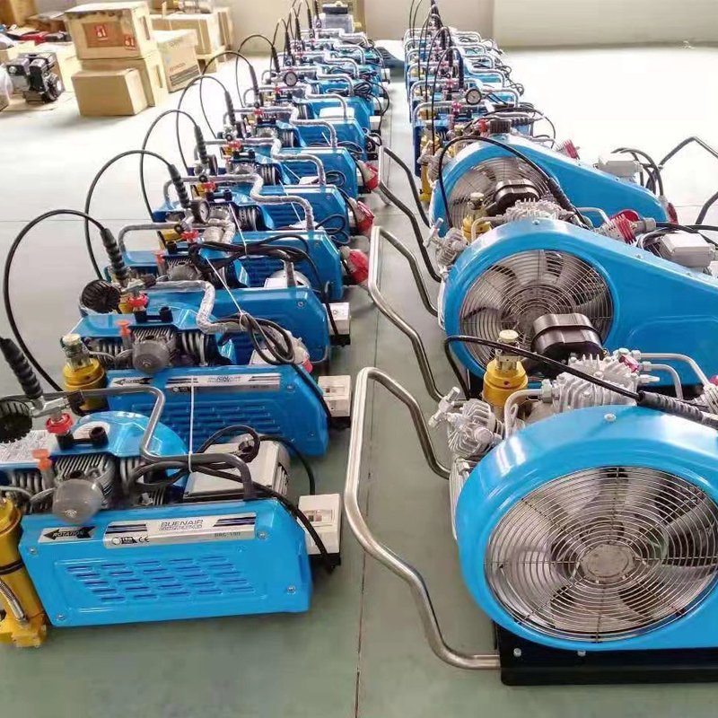 Single Phase Electrical Motor Air Compressor GDR-150E for Diving 225/330bar High Pressure Air Compressor