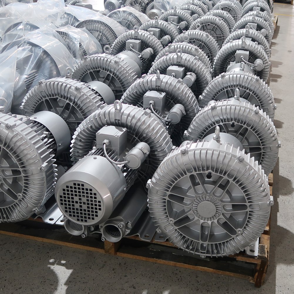 Aquaculture Tanks Aeration Oxygenation Air Pump Regenerative Vortex Side Channel Blower Ring Blower for Biofloc Fish Farming