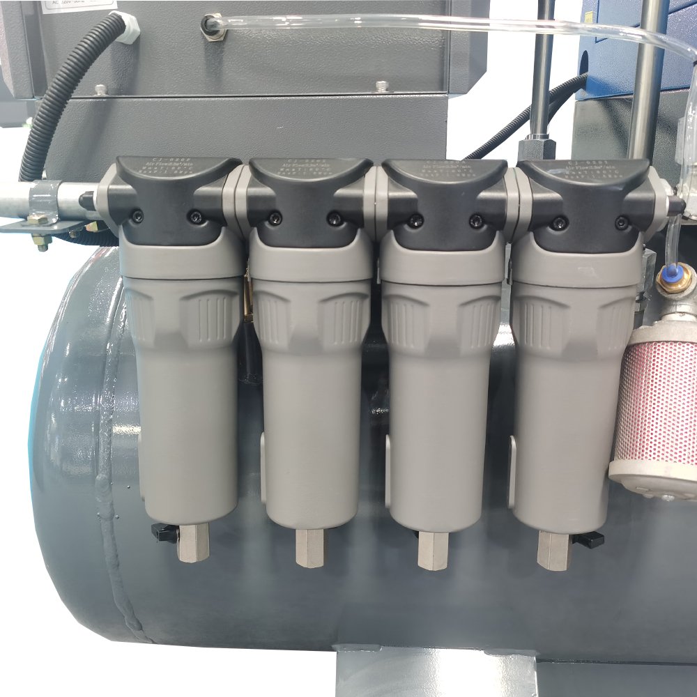 2.2kw 3hp 3-cylinder Belt Piston air Compressor 90 Litre for Painting Cars Portable air Compressor