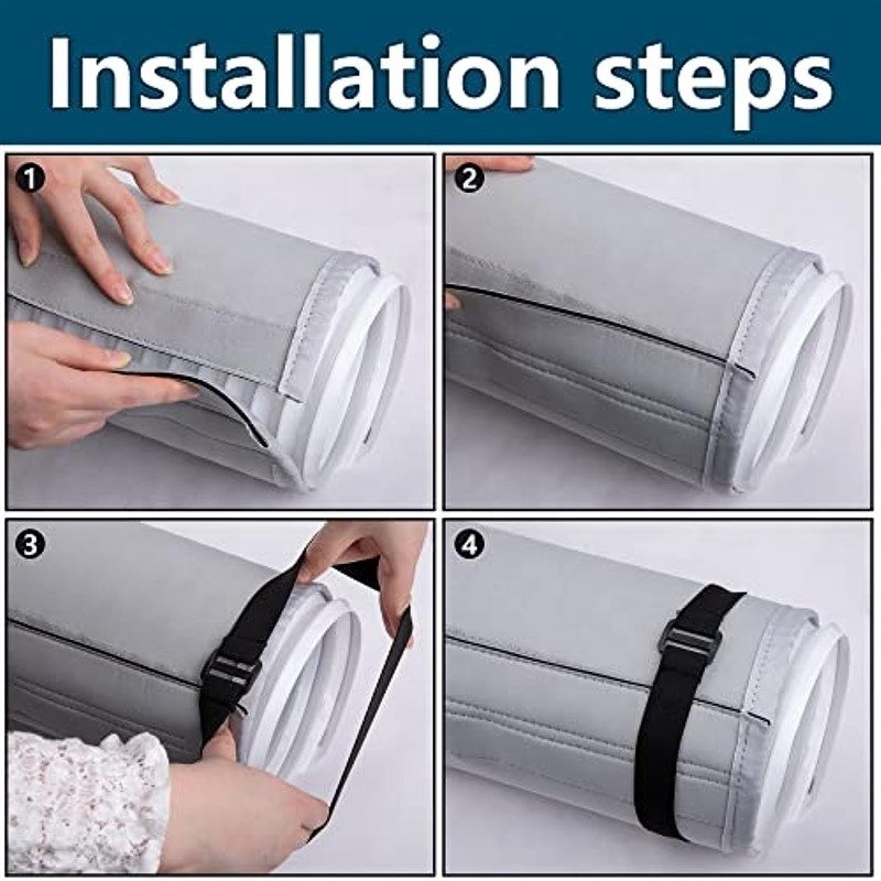 Polyester Fibre AC Covers Ac Accessories Air Conditioning Pipes Covers for Indoor Portable Insulated Air Conditioner Pipe Cover