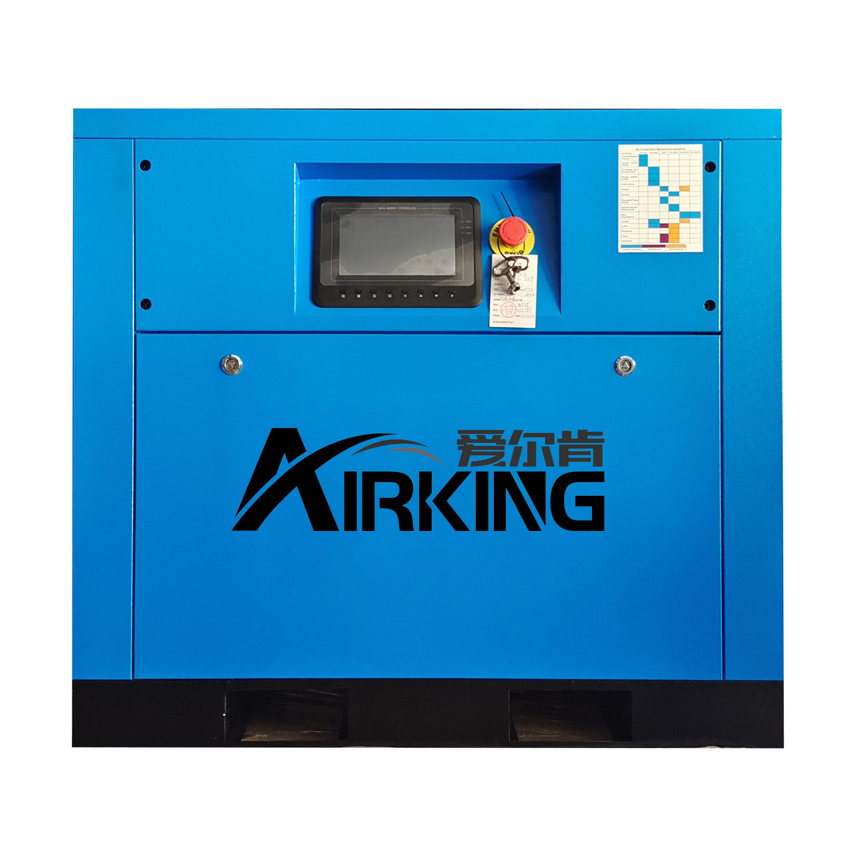 Airking 7.5kw 10hp 380v415v220v 8bar 10bar Fix Speed air Compressor Screw Air Compressor