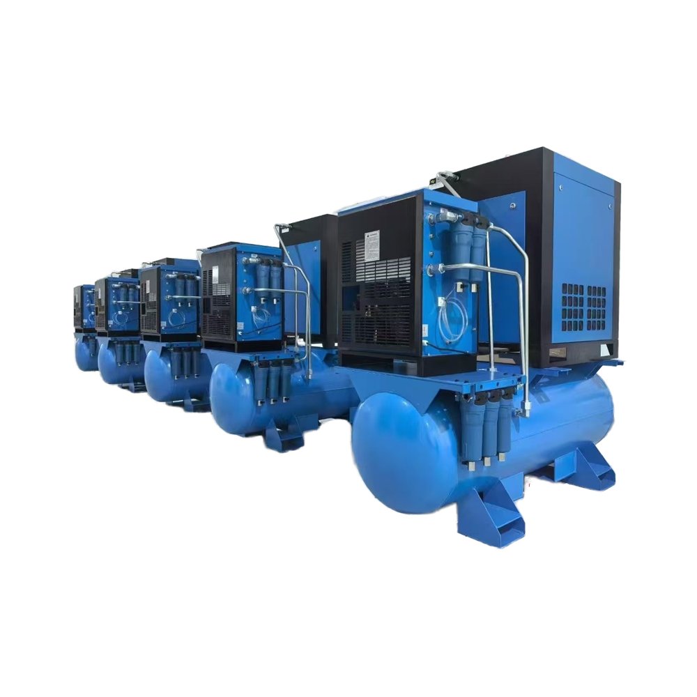 Four in One Laser Cutting air Compressor 15/22/37kw Permanent Magnet Variable Frequency Screw Compressor