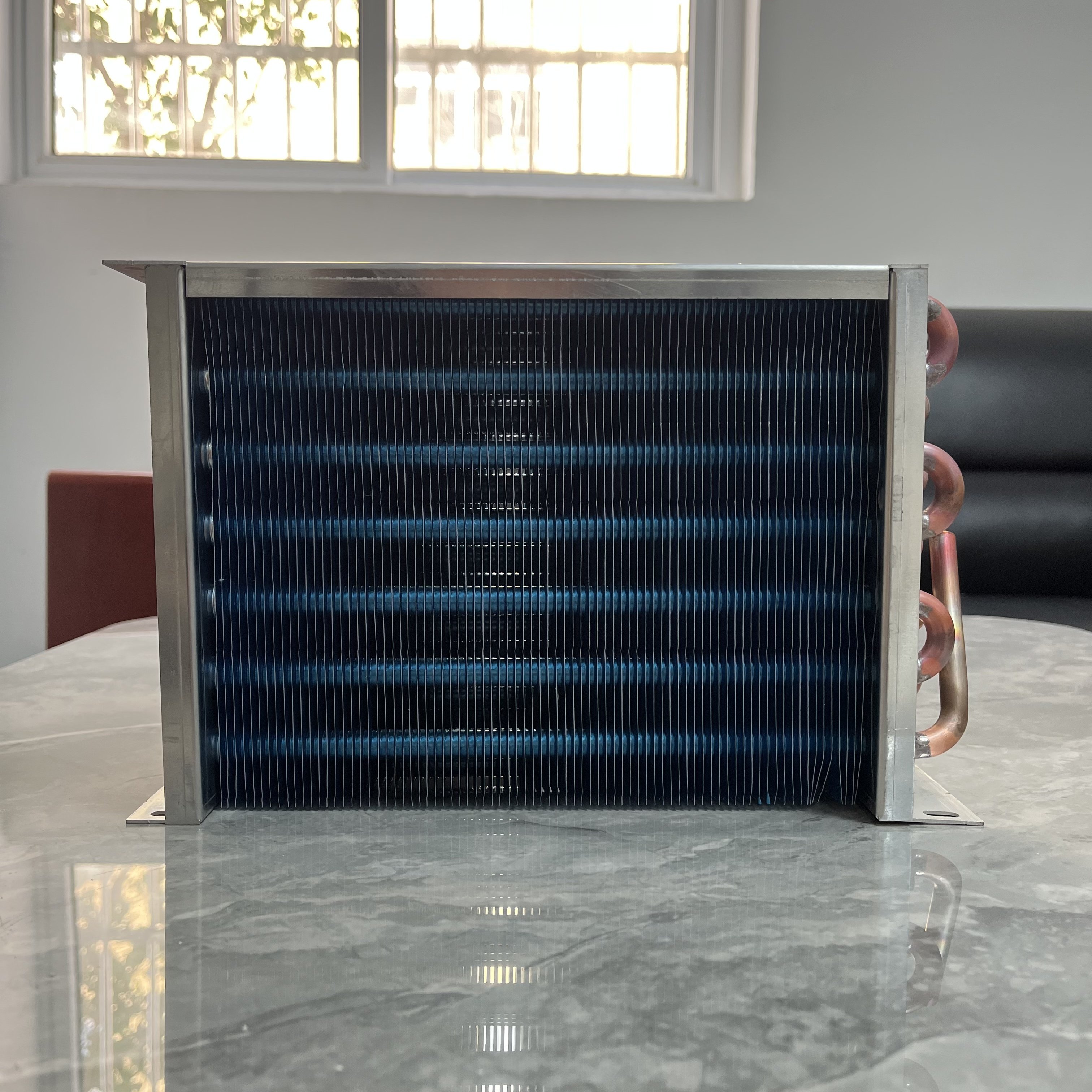 Copper Tube Finned Heat Exchanger Air-Conditioner Evaporator Condenser for Efficient Heat Dissipation
