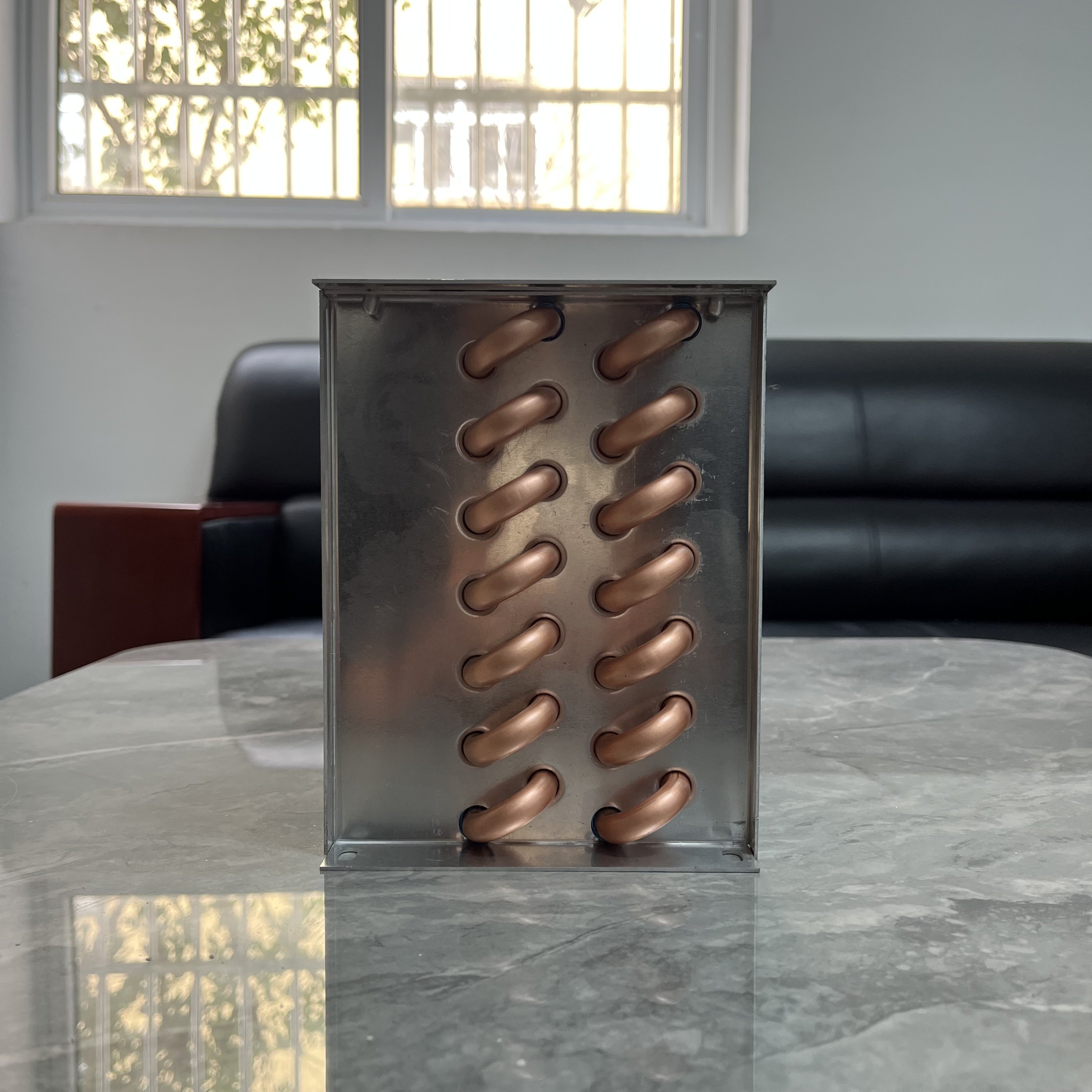 Copper Tube Finned Heat Exchanger Air-Conditioner Evaporator Condenser for Efficient Heat Dissipation