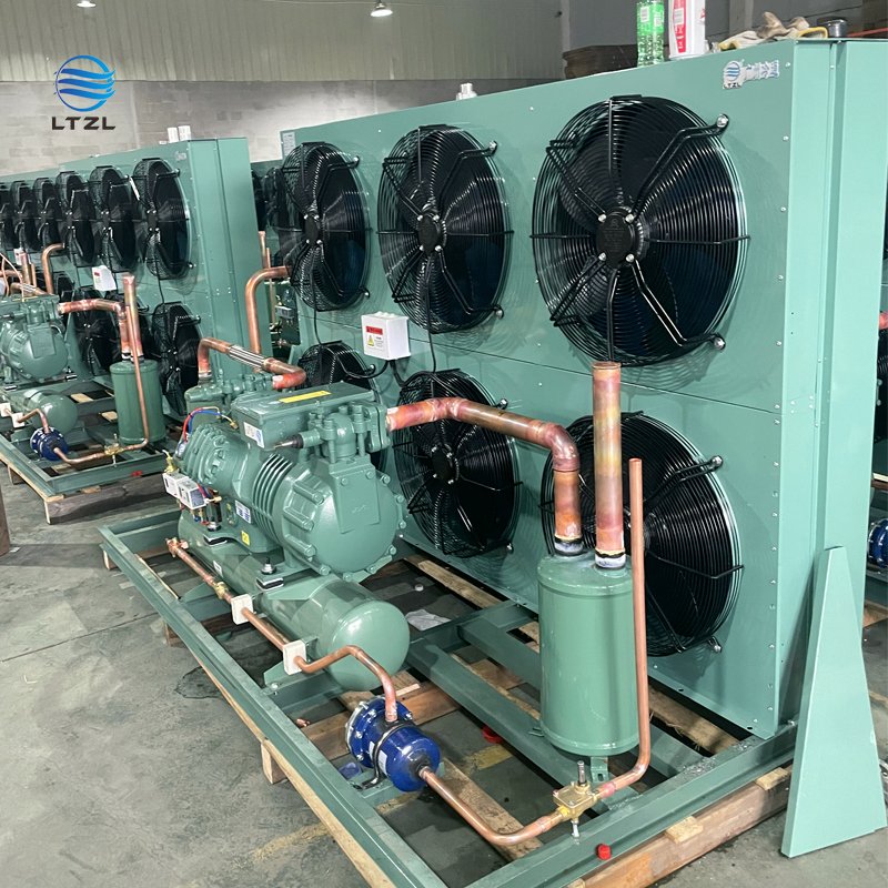 Factory 10hp 12hp 15hp 20hp 30hp 40hp 380V air Cooled Compressor Condensing Unit Brand New Copeland Compressor Cooling System