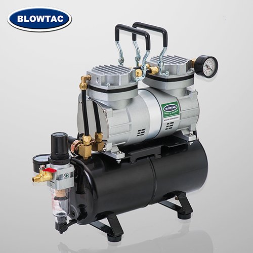 Reliable Taiwan Brand Oil Free Mini Air Compressors Airbrush Compressor for Farms