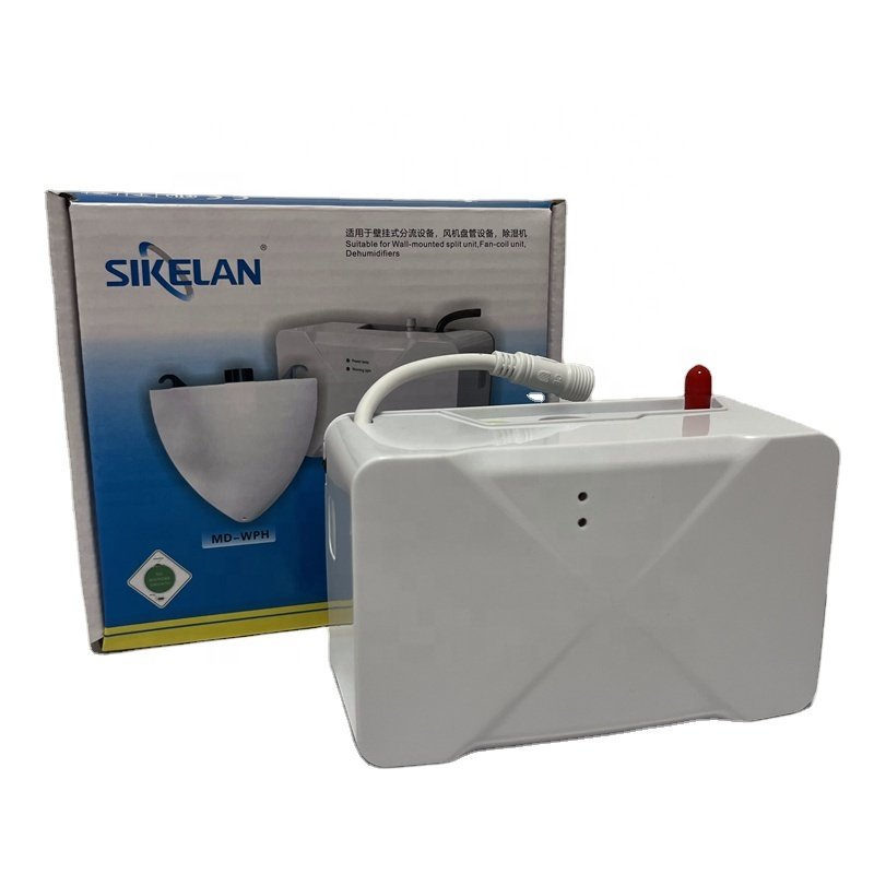 Sikelan Condensate Pump MD-WPD Series AC Wall Pump-Super Silent for Wall-mounted Split Unit Fan-coil Unit Dehumidifiers 110-240V