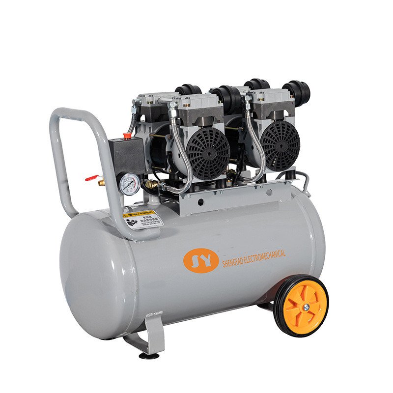 Factory Direct Sale air Compressor Woodworking Machinery High Speed Oil-free Silent Mini air Compressor
