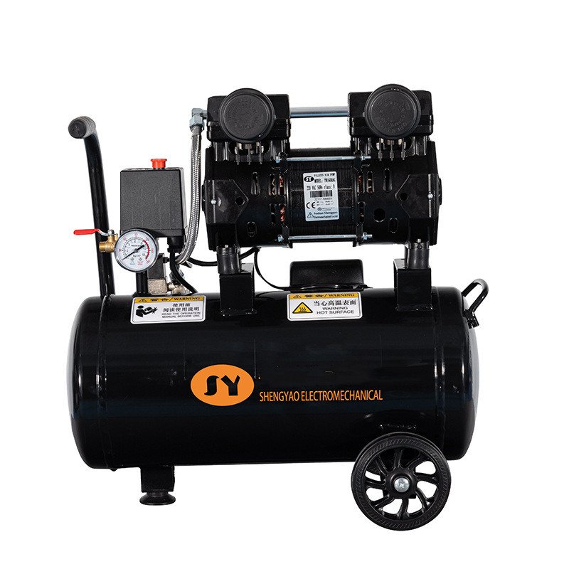 Factory Direct Sale air Compressor Woodworking Machinery High Speed Oil-free Silent Mini air Compressor