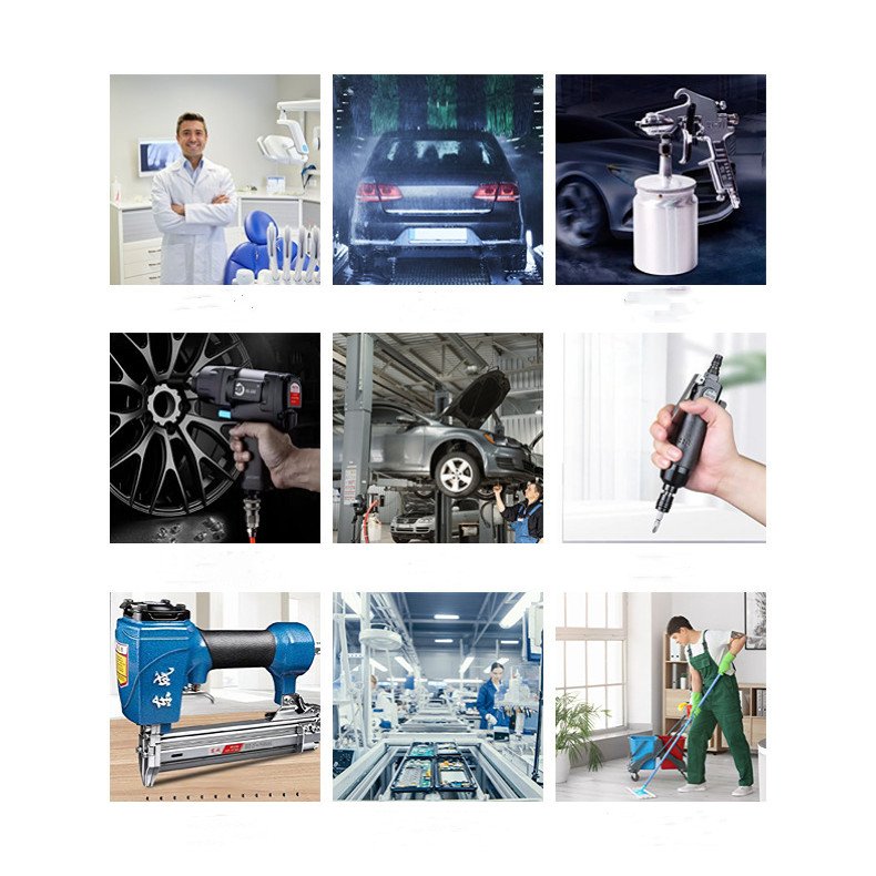 Factory Direct Sale air Compressor Woodworking Machinery High Speed Oil-free Silent Mini air Compressor