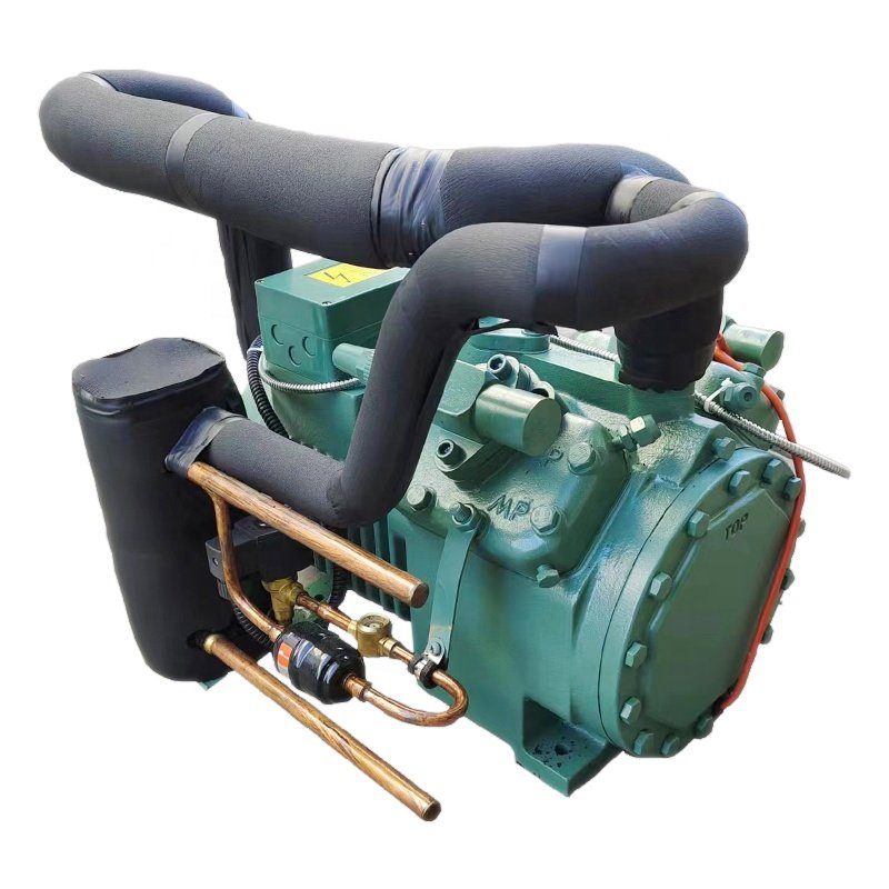 3.7KW 5HP Meat Blast Frozen Foods Freezing Room Cold Storage Two-stage Compressor Condensing Unit Refrigeration Equipment