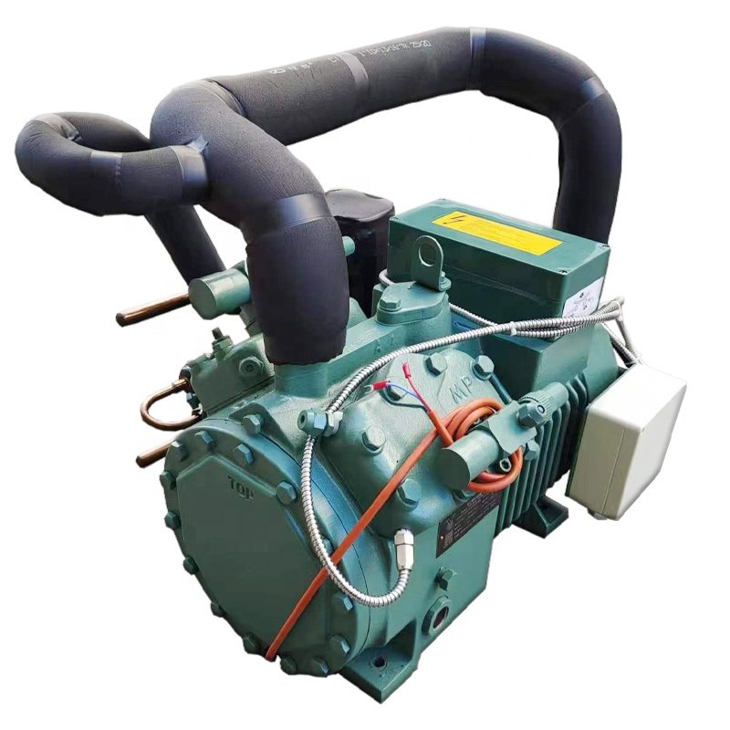 3.7KW 5HP Meat Blast Frozen Foods Freezing Room Cold Storage Two-stage Compressor Condensing Unit Refrigeration Equipment