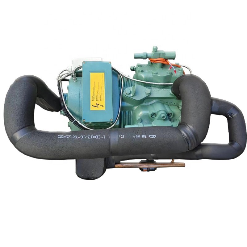 3.7KW 5HP Meat Blast Frozen Foods Freezing Room Cold Storage Two-stage Compressor Condensing Unit Refrigeration Equipment