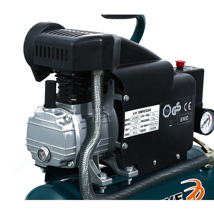 Customized 1.5HP Piston air Compressor Electric Silent Direct air Compressor