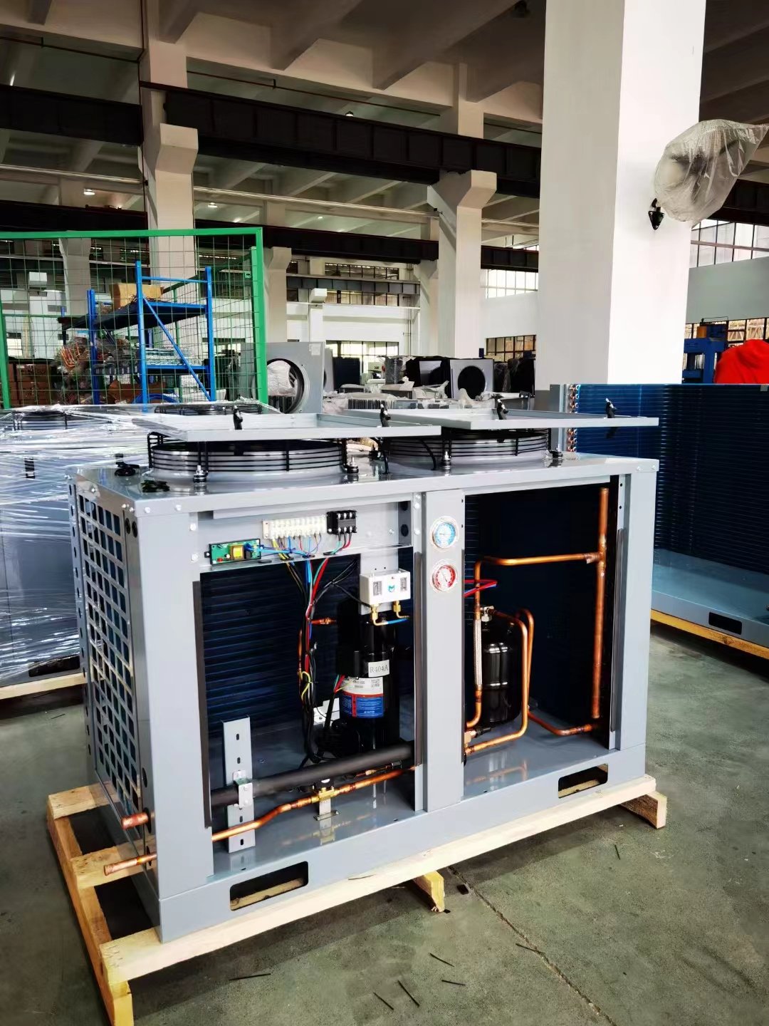 Cold Storage Machinery Scroll Compressor Box 4HP Single Fan Condensing Unit Air Cooler for Refrigerating Kit