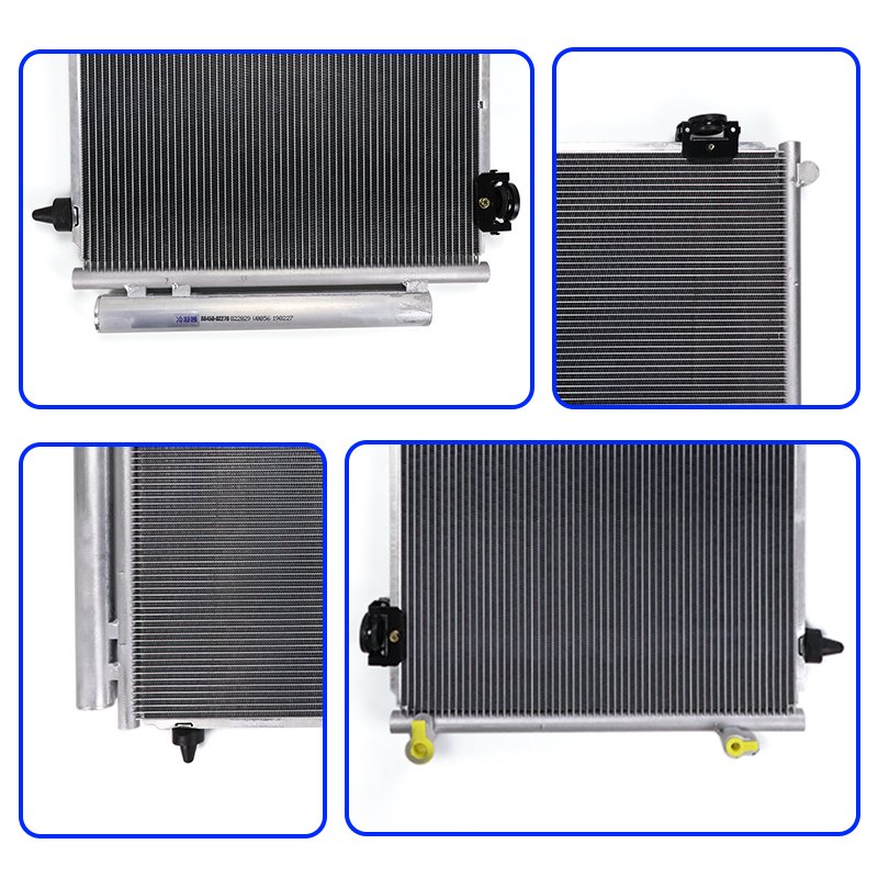 YLB Car Air Conditioning Condenser for Toyota Corolla 2005-2007 1.6L 1ZZ-FE OE: 88450-02270