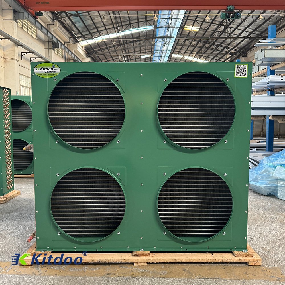 Low Noise Air Cooled Freezer Condensing Unit Air Cooled Condenser for Cold Room Refrigeration