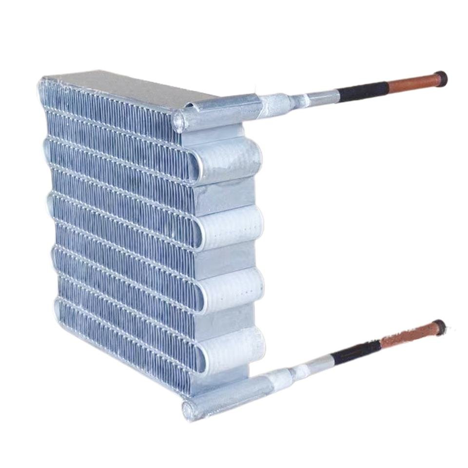 Mini Folding Large Heat Dissipation Single Fan S-bend Customized Aluminium Microchannel Condenser