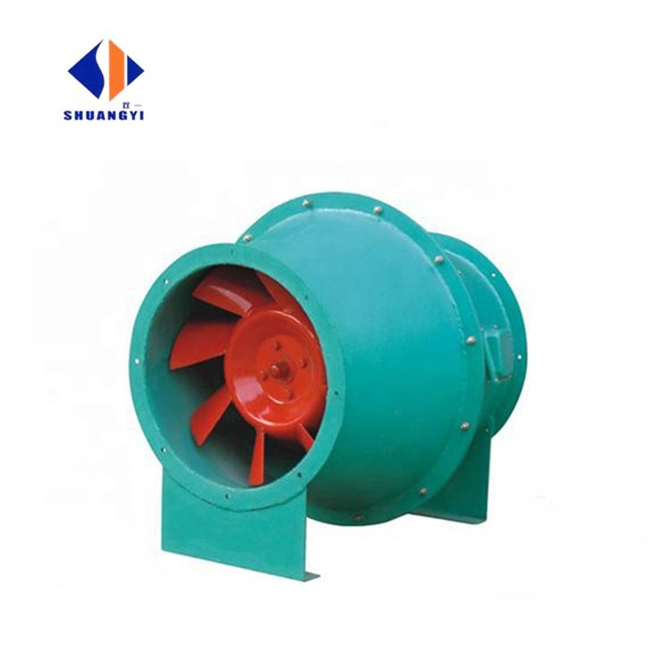High Speed Diagonal Flow High Ac Duct Temperature Duct Fan Large Diagonal Blower Fan