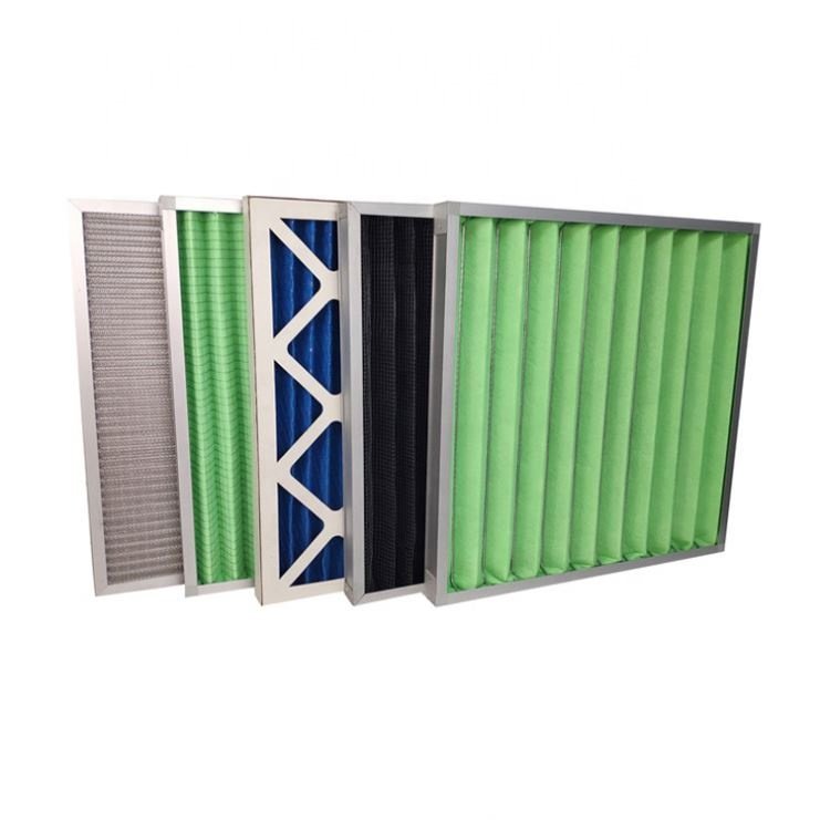 Wholesale Industrial Air Conditioning Hepa Pleated Panel Air Filters MERV 13 Primary Filter Cleaning Equipment Mini Pleats