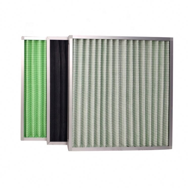 Wholesale Industrial Air Conditioning Hepa Pleated Panel Air Filters MERV 13 Primary Filter Cleaning Equipment Mini Pleats