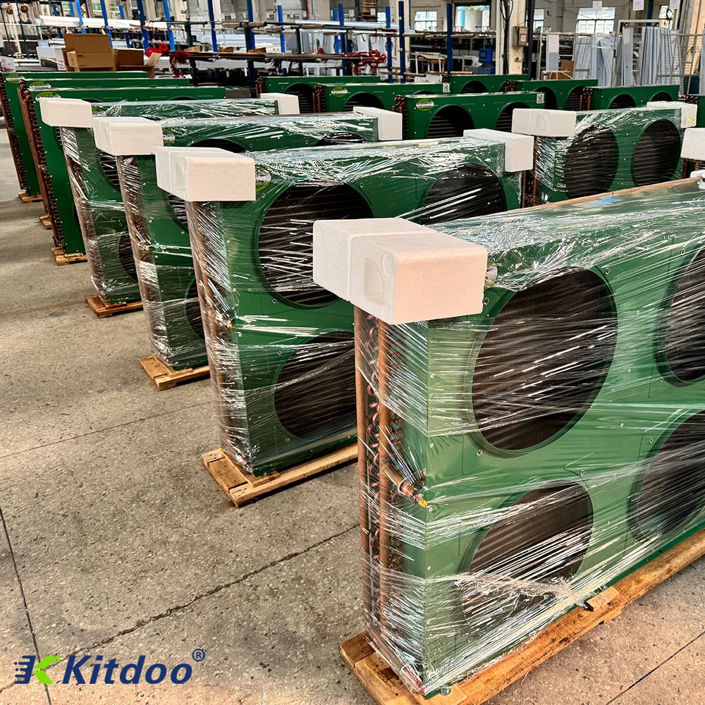High Efficiency Heat Exchanger Fin Condenser Air-Cooled Condenser For Cold Room