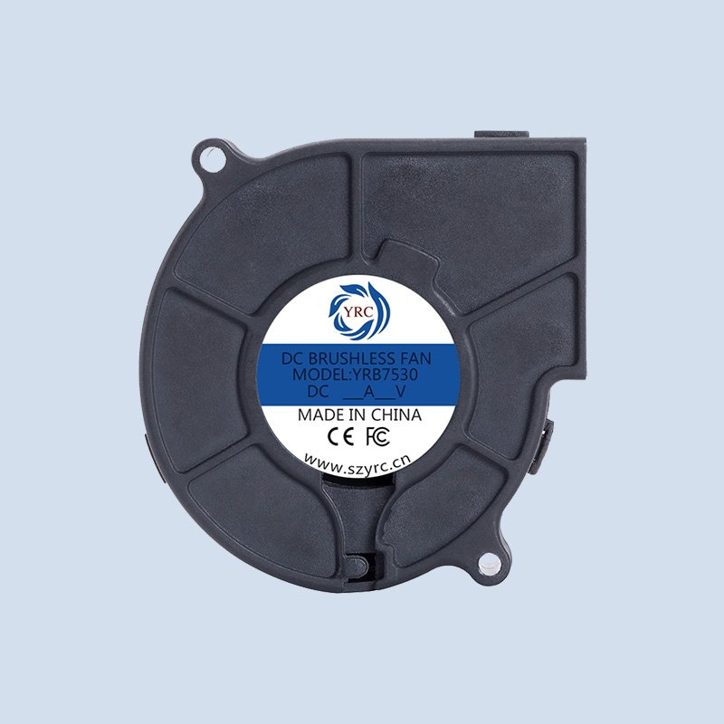 CE RoHS Approved 12v 24v 7530 Centrifugal Waterproof RD FG PWM Cooling Fan Blower Fan